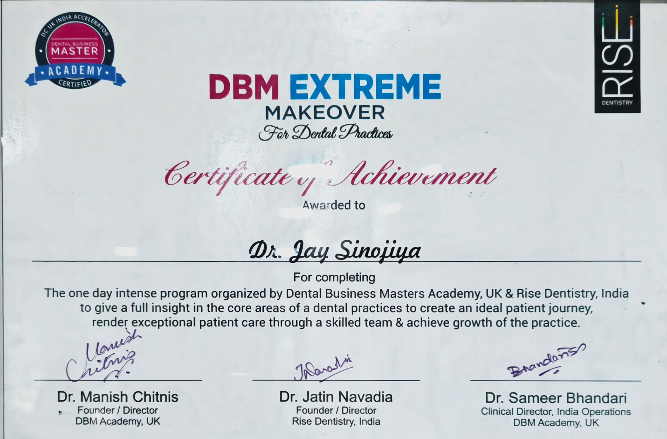 Certificate 8