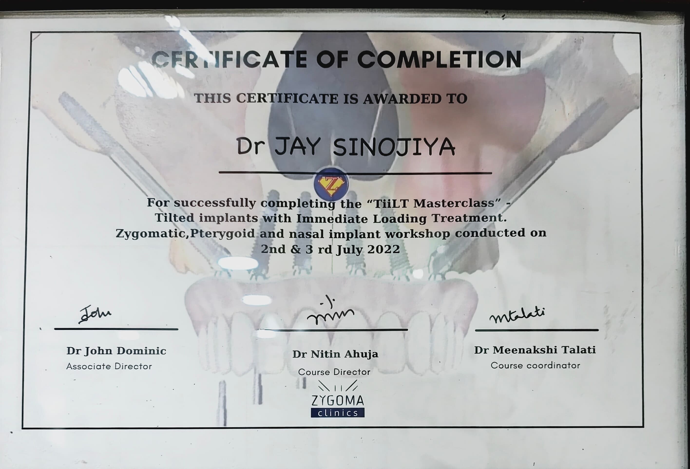 Certificate 9