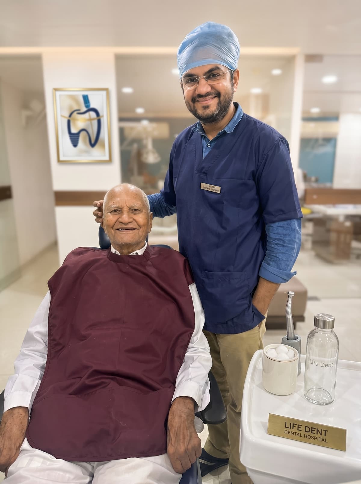 Patient smile at Lifedent Dental Hospital, Rajkot 4