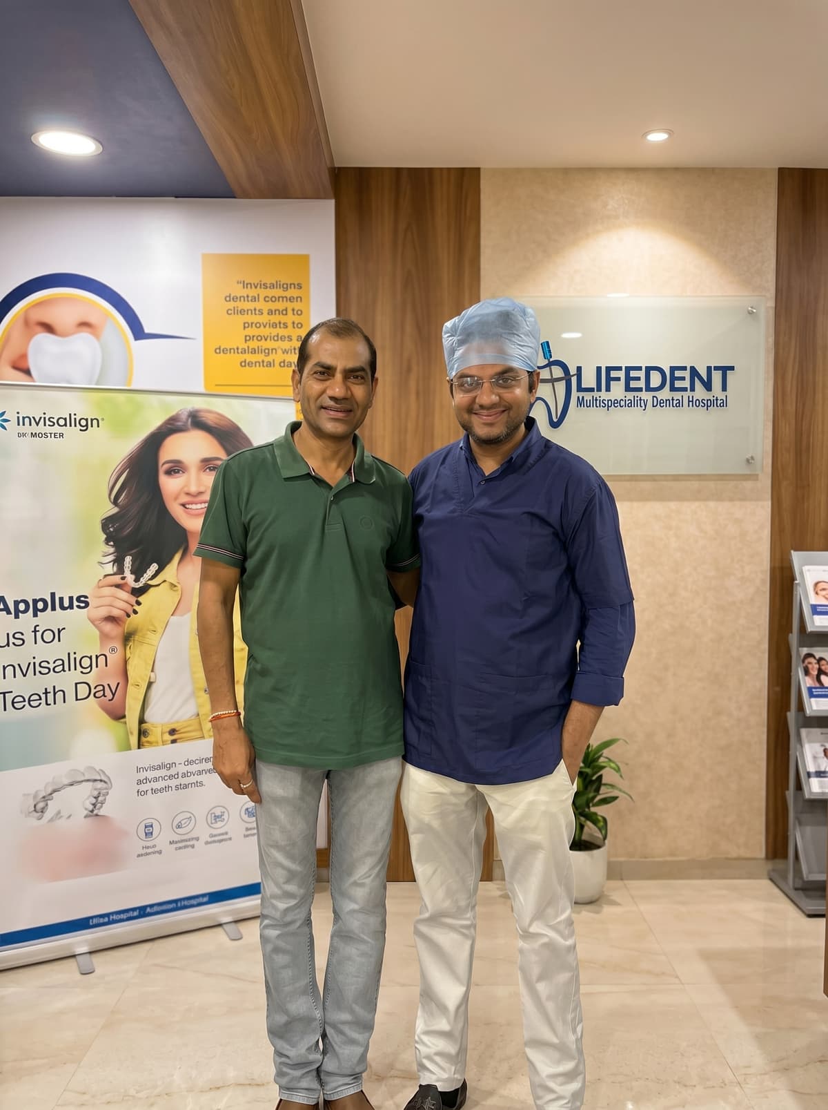 Patient smile at Lifedent Dental Hospital, Rajkot 16