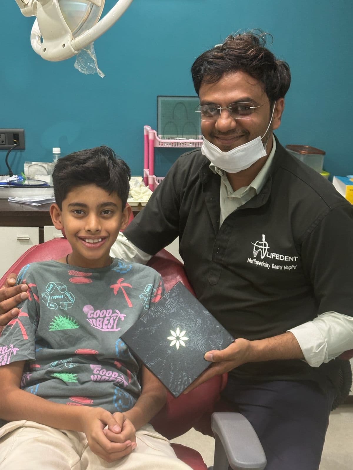 Patient smile at Lifedent Dental Hospital, Rajkot 18