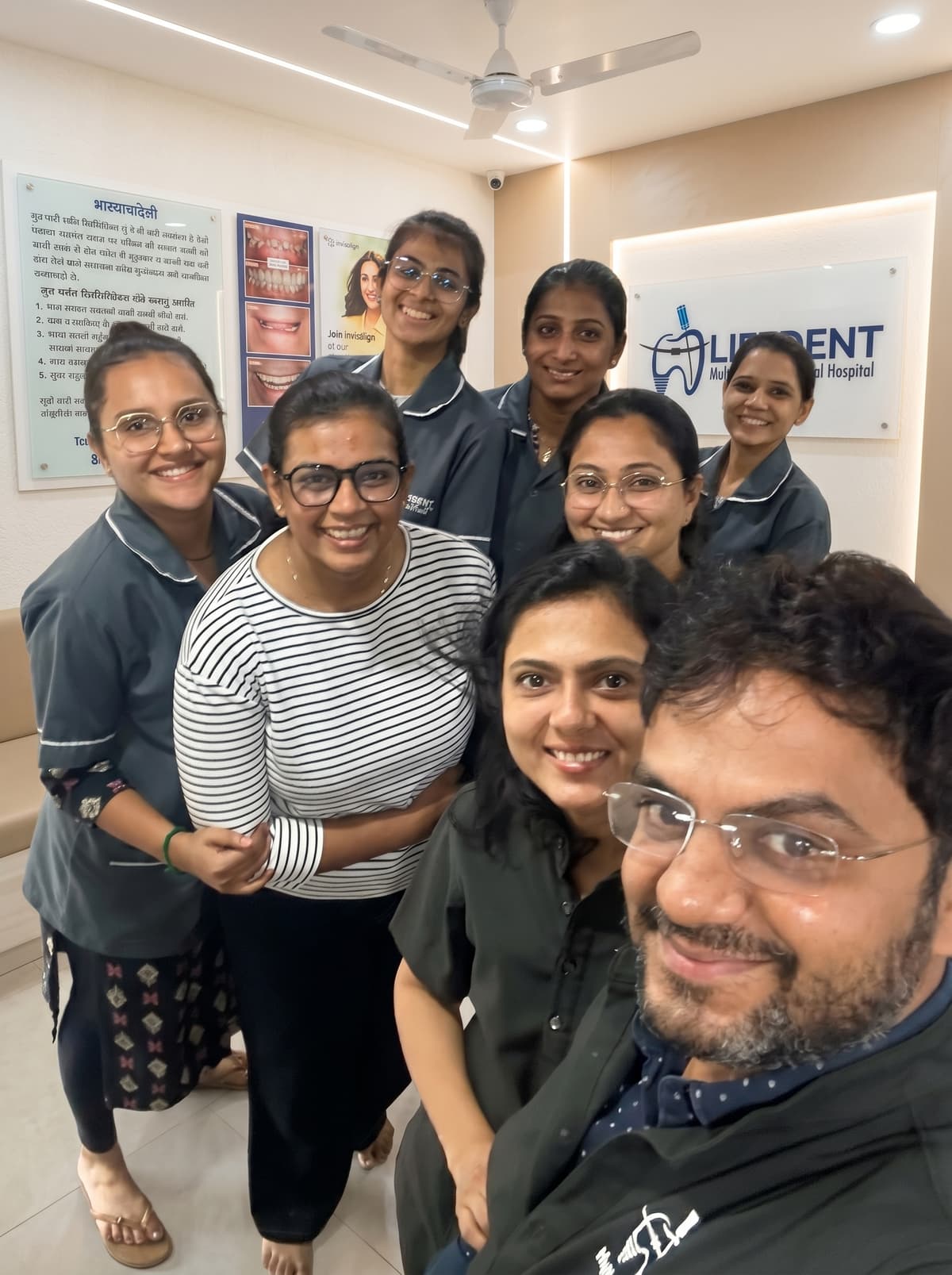 Patient smile at Lifedent Dental Hospital, Rajkot 21